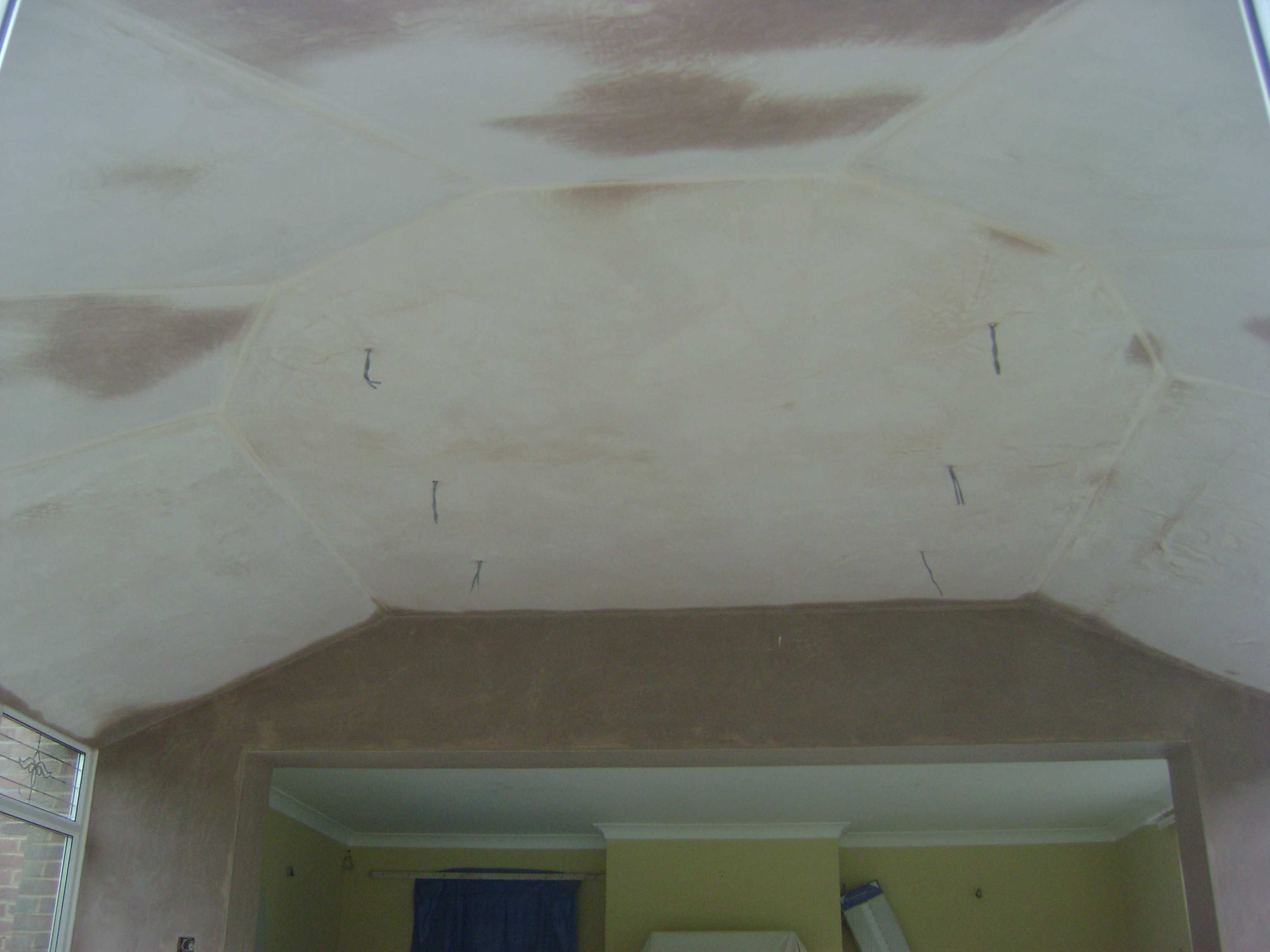 Once we had finished the plasterboard it was then plastered to finish, again we had to pay attention to detail to keep all the panels identical